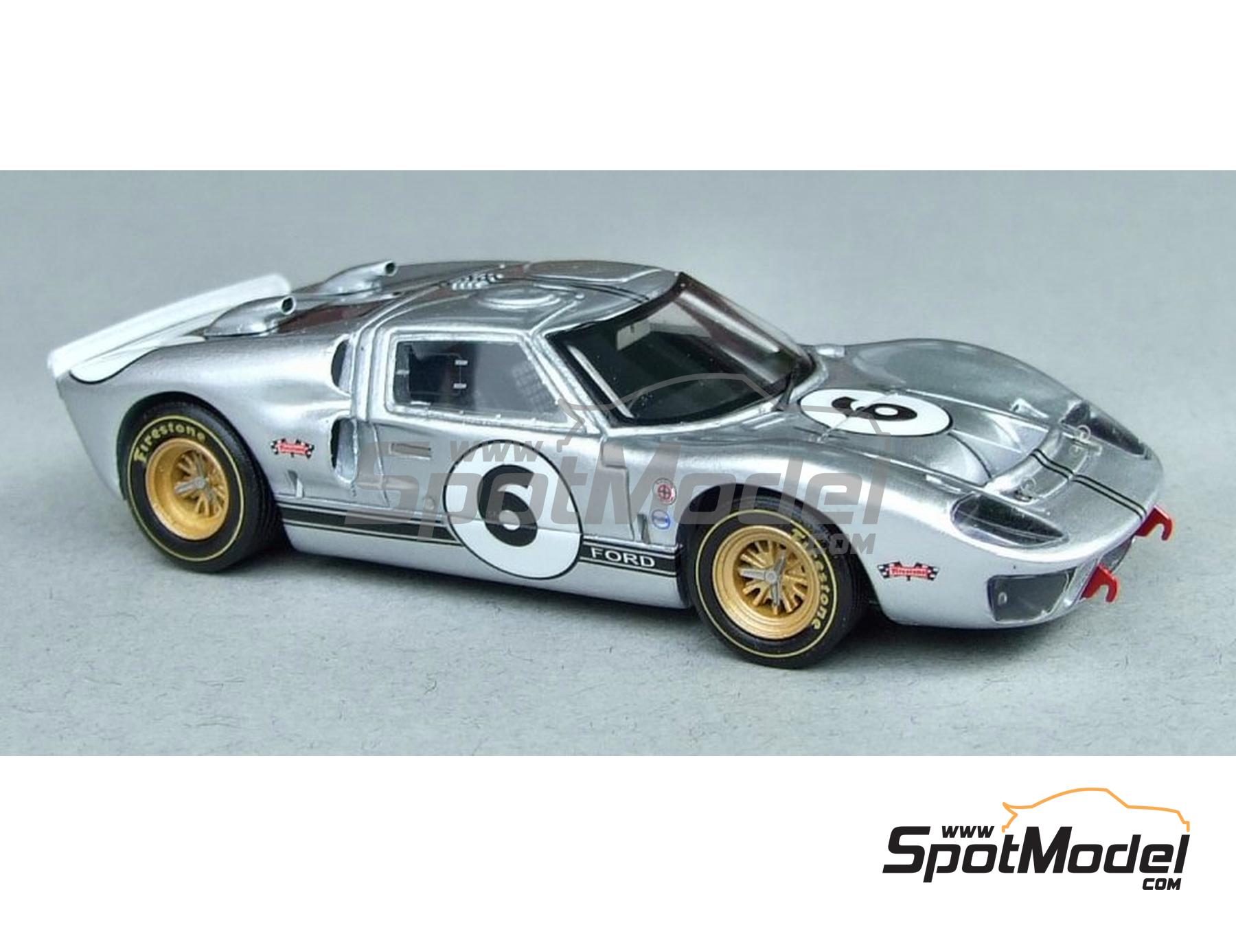 Ford GT40 MK II Shelby American - Holman & Moody Team - 24 Hours of Daytona  1967. Car scale model kit in 1/43 scale manufactured by Marsh Models (ref.